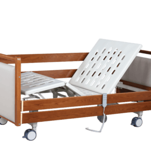 高端多功能护理床，便于患者康复和护理，配备可调节床头床尾设计。.