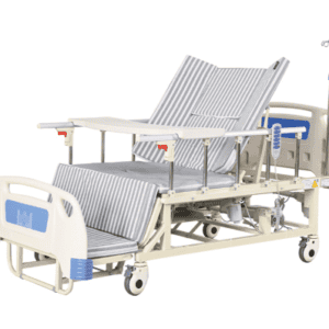 高端多功能医疗护理床，适用于医院和康复中心，提供舒适护理和安全支撑。.